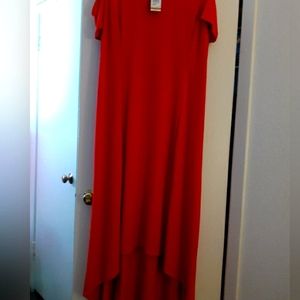 Cold shoulder High/Low dress